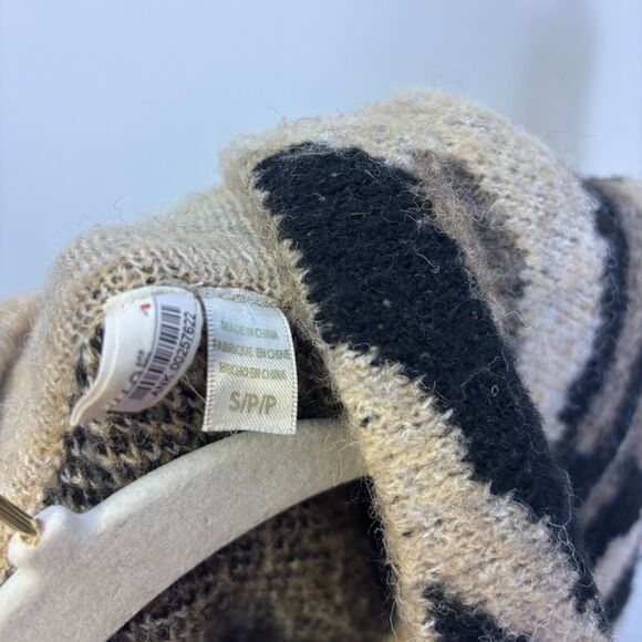 Moth Anthropologie Leopard Print Mock Neck Sweater Small - Picture 6 of 6